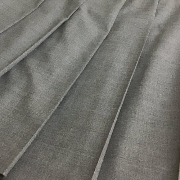 Brooks Brothers Box Pleated Herringbone Wool Blend Skirt - Picture 5 of 9